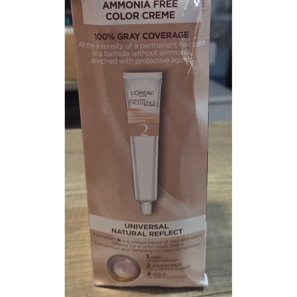 L'Oreal Paris Excellence Creme Universal Nudes 6N Natural Light Brown Hair Color